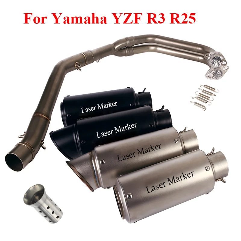Full Exhaust System MT03 2016 2017 2018 Escape Muffler Tail Pipe Front Link Header Connect Tube For Yamaha YZF R3 R25 Slip On
Full Exhaust System MT03 2016 2017 2018 Escape Muffler Tail Pipe Front Link Header Connect Tube For Yamaha YZF R3 R25 Slip On