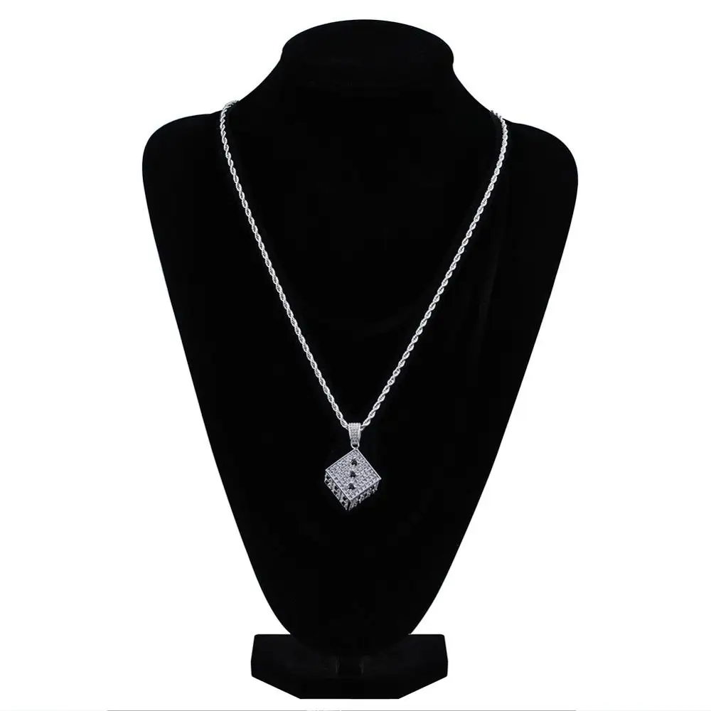 Hip Hop Dice Pendant Necklace Copper Gold Silver Color Iced Out Micro Pave Cubic Zirconia Men Charm Jewelry Street Dance Gift CZ
Hip Hop Dice Pendant Necklace Copper Gold Silver Color Iced Out Micro Pave Cubic Zirconia Men Charm Jewelry Street Dance Gift CZ