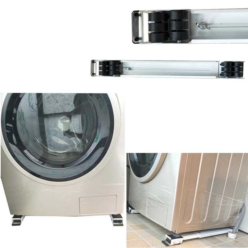 2Pcs Carriage Refrigerator Moveable Bracket Holder Fridge Bottom Washing Machine Adjustable Mount Stand
2Pcs Carriage Refrigerator Moveable Bracket Holder Fridge Bottom Washing Machine Adjustable Mount Stand
