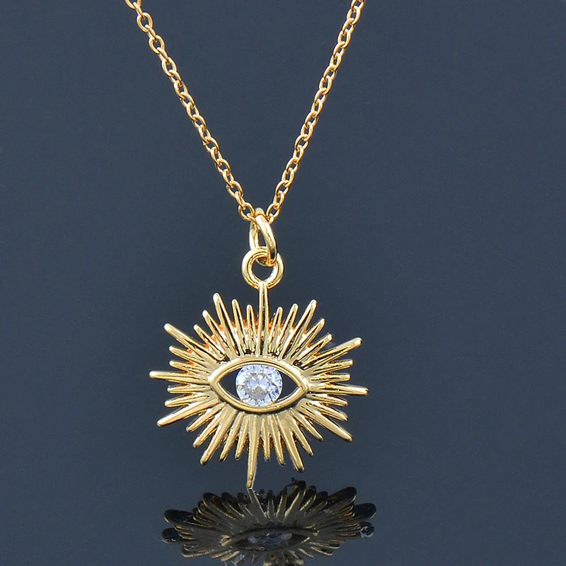 SINLEERY Stainless steel Necklaces For Women Green White Evil Eye Pendants Choker Cubic Zirconia Gold Color Jewelry XL314 SSP
SINLEERY Stainless steel Necklaces For Women Green White Evil Eye Pendants Choker Cubic Zirconia Gold Color Jewelry XL314 SSP