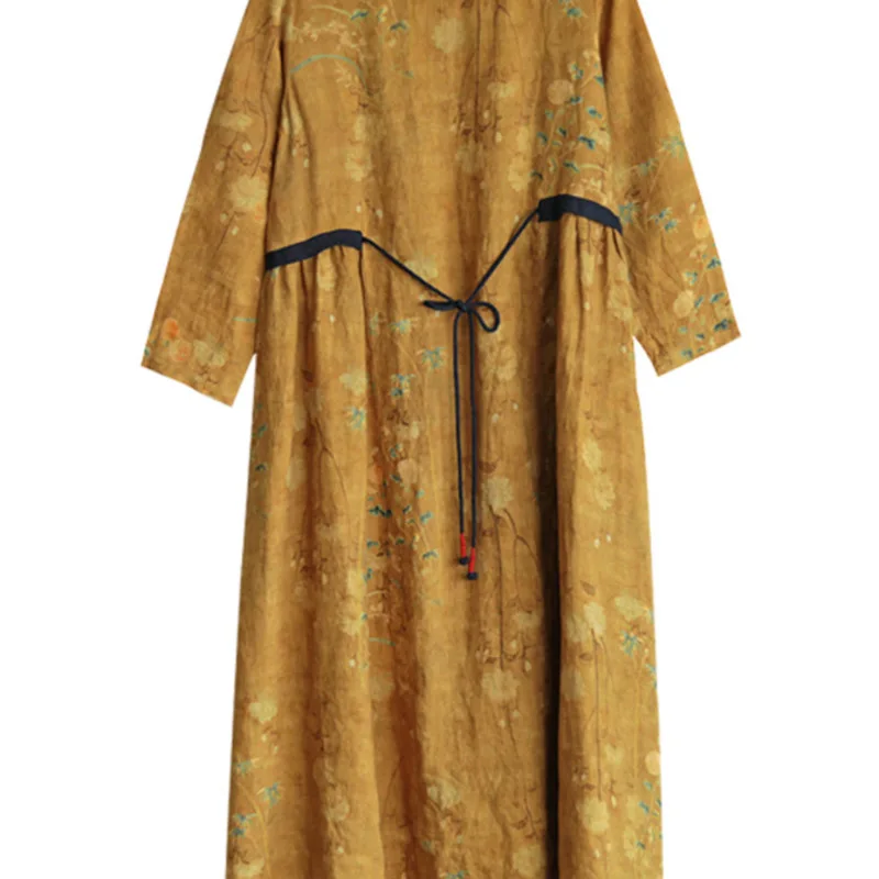 of 2020 the new digital printing linen dress art relaxed joker round neck long sleeve female restoring ancient ways
of 2020 the new digital printing linen dress art relaxed joker round neck long sleeve female restoring ancient ways