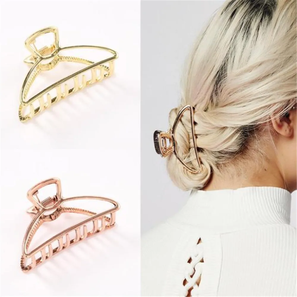 Women Girls Geometric Hair Claw Clamps Hair Crab Moon Shape Hair Clip Claws Solid Color Accessories Hairpin
Women Girls Geometric Hair Claw Clamps Hair Crab Moon Shape Hair Clip Claws Solid Color Accessories Hairpin