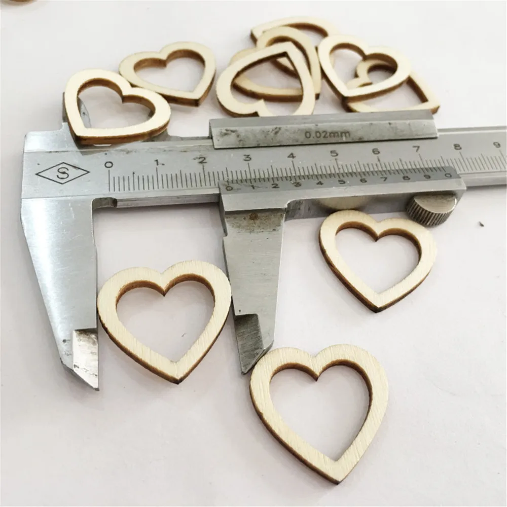 100pcs 1.5*1.4cm Hollow Love Heart Wooden DIY Laser Cut Embellishment Handcraft Engagement Wedding Party Decoration
100pcs 1.5*1.4cm Hollow Love Heart Wooden DIY Laser Cut Embellishment Handcraft Engagement Wedding Party Decoration
