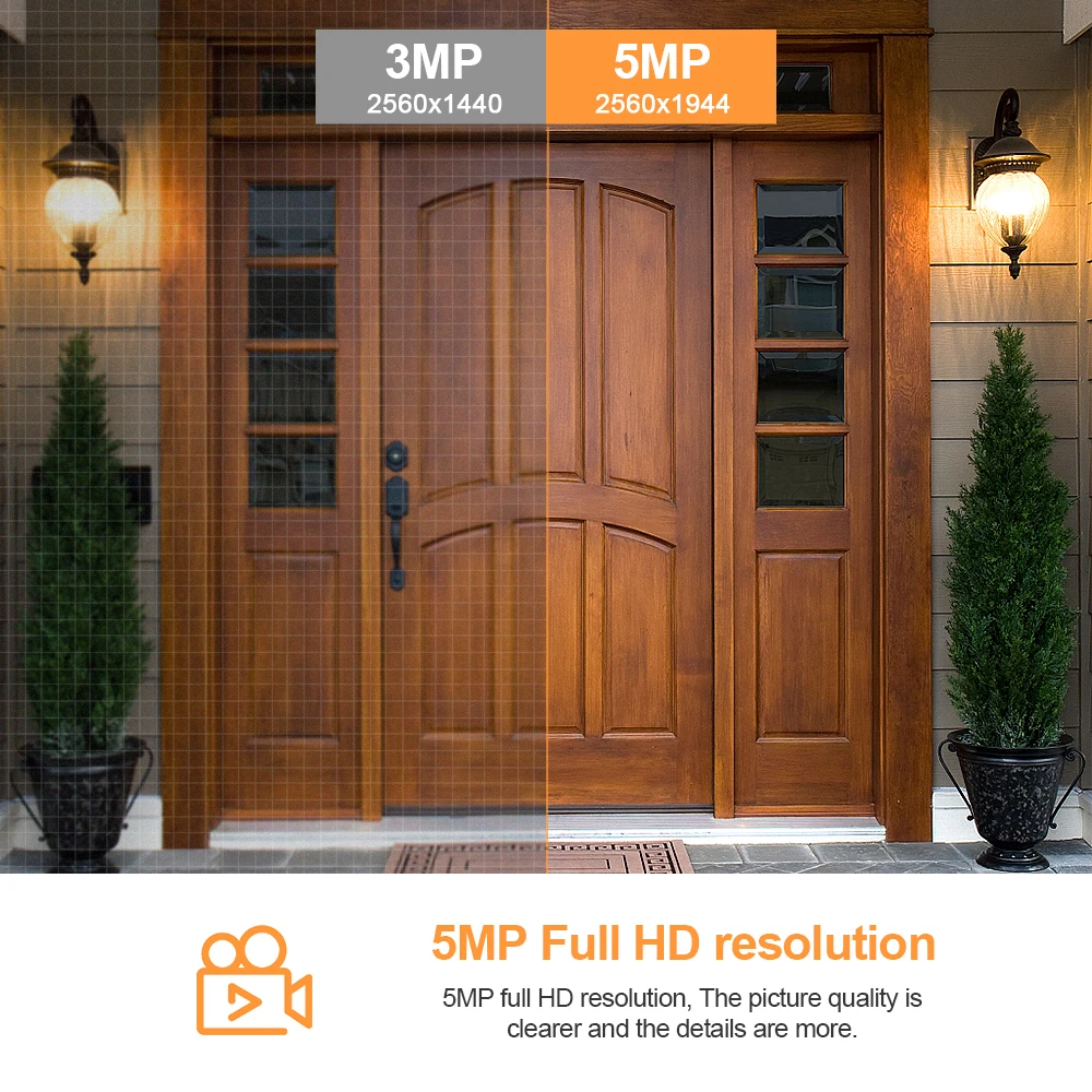 INQMEGA 5MP PTZ Camera Intelligent AI Human Body Detection CCTV Night Vision Full Color Wireless Waterproof Security Camera
INQMEGA 5MP PTZ Camera Intelligent AI Human Body Detection CCTV Night Vision Full Color Wireless Waterproof Security Camera