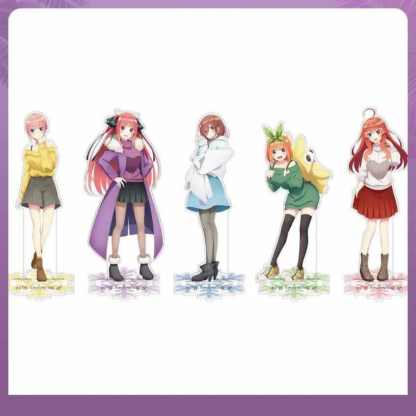 Подставка для аниме, модели Ichika Nino Miku Yotsuba Itsuki, акриловые подставки, модели, прекрасные аниме украшения на периферию
Подставка для аниме, модели Ichika Nino Miku Yotsuba Itsuki, акриловые подставки, модели, прекрасные аниме украшения на периферию