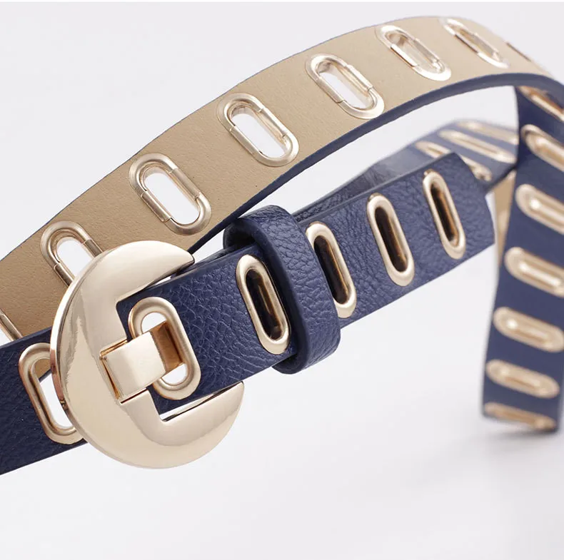 Women Belt Alloy Pin Buckle Waist Belt Female Fashion Punk PU Leather Strap Jeans fashion decoration
Women Belt Alloy Pin Buckle Waist Belt Female Fashion Punk PU Leather Strap Jeans fashion decoration