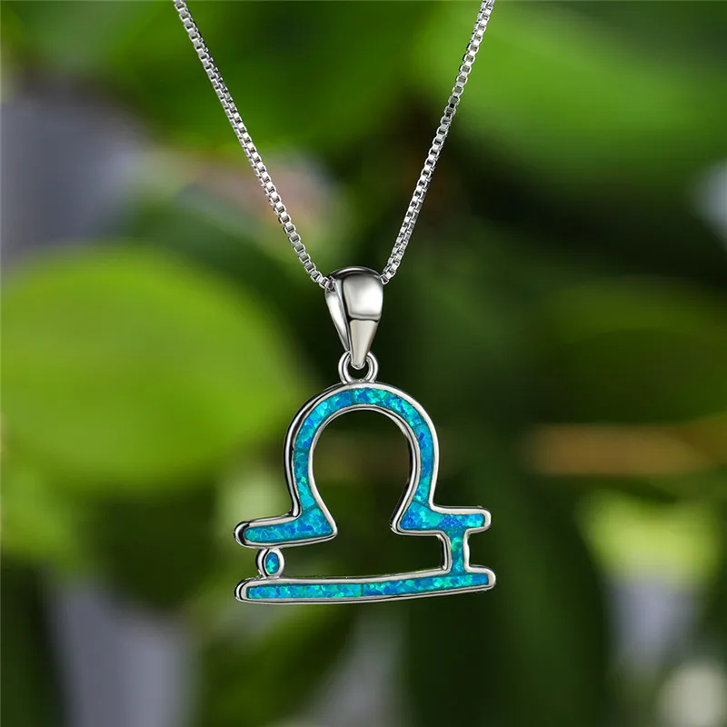 Cute Female Opal Long Pendant Necklace Charm Silver Color Chain Necklaces For Women Boho Twelve Constellations Wedding Necklace
Cute Female Opal Long Pendant Necklace Charm Silver Color Chain Necklaces For Women Boho Twelve Constellations Wedding Necklace