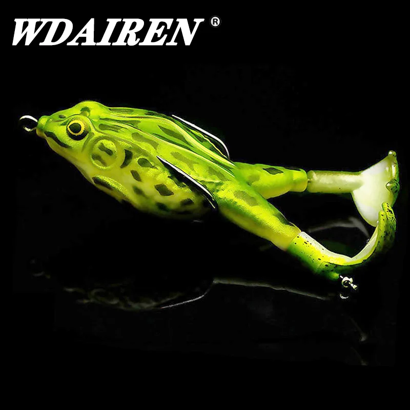 1Pcs 9.5cm 13.5g Propeller Flipper Frog Fishing Lures Topwater Rotation Jigging Wobblers Artificial Bait 3D Eyes Day Bass Pesca | Спорт и