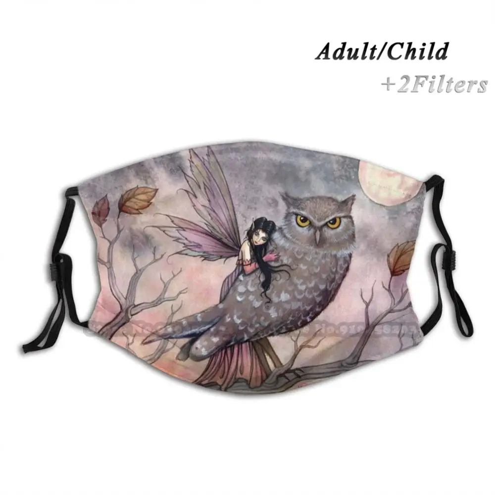 Friendship Fairy And Owl Fantasy Art Illustration By Molly Harrison Custom Design For Child Adult Mask Anti Dust Filter Print
Friendship Fairy And Owl Fantasy Art Illustration By Molly Harrison Custom Design For Child Adult Mask Anti Dust Filter Print