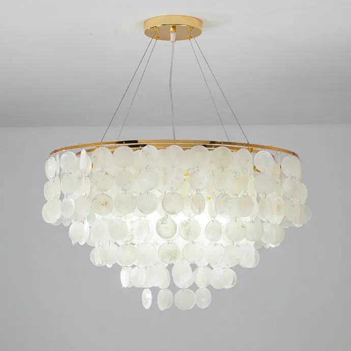 modern white shell chandelier home decoration LED pendant lamp for living room dining room bedroom indoor lighting fixture
modern white shell chandelier home decoration LED pendant lamp for living room dining room bedroom indoor lighting fixture