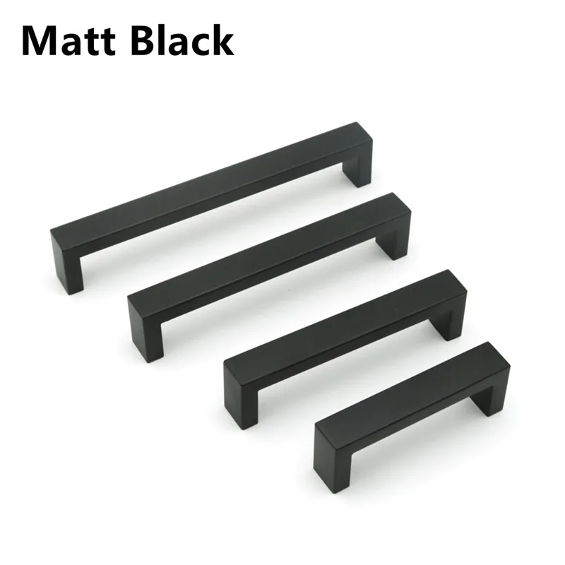 Black Cabinet Handles 10mm*20mm Square Bar Stainless Steel Kitchen Door Knob Furniture Drawer Pulls CC96mm~224mm
Black Cabinet Handles 10mm*20mm Square Bar Stainless Steel Kitchen Door Knob Furniture Drawer Pulls CC96mm~224mm