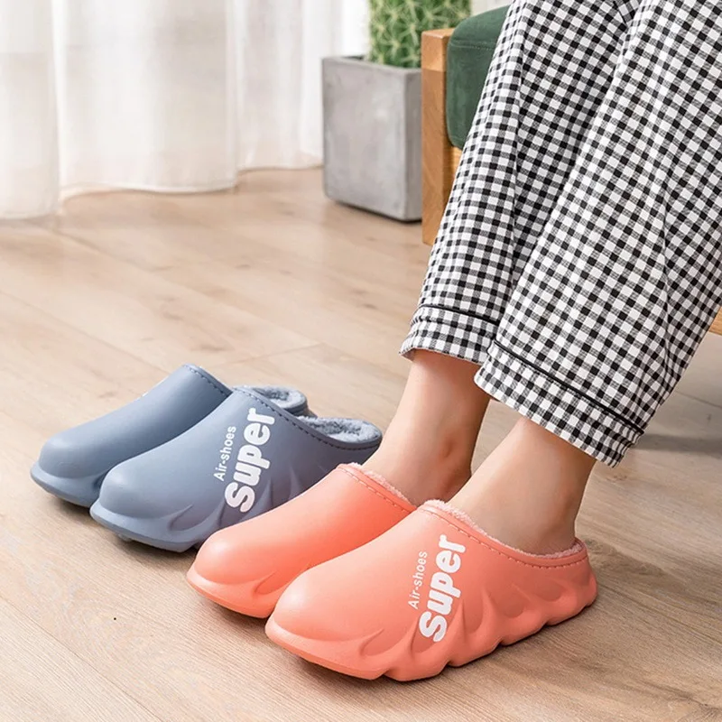 2021 Men's Home Plush Slippers Comfort Soft Warm Slippers Women Thick Bottom Shoes High-quality Indoor Non-slip Couples Footwear
2021 Men's Home Plush Slippers Comfort Soft Warm Slippers Women Thick Bottom Shoes High-quality Indoor Non-slip Couples Footwear