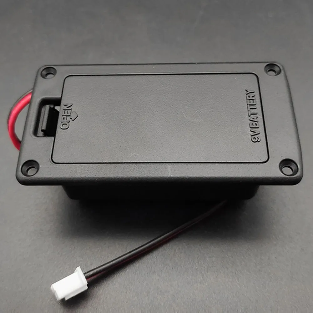 Active Bass Guitar Pickup 9V Battery Boxs Case 9 Volts Battery Holder Replacement With Shrapnel Port Cable Bass Accessory
Active Bass Guitar Pickup 9V Battery Boxs Case 9 Volts Battery Holder Replacement With Shrapnel Port Cable Bass Accessory