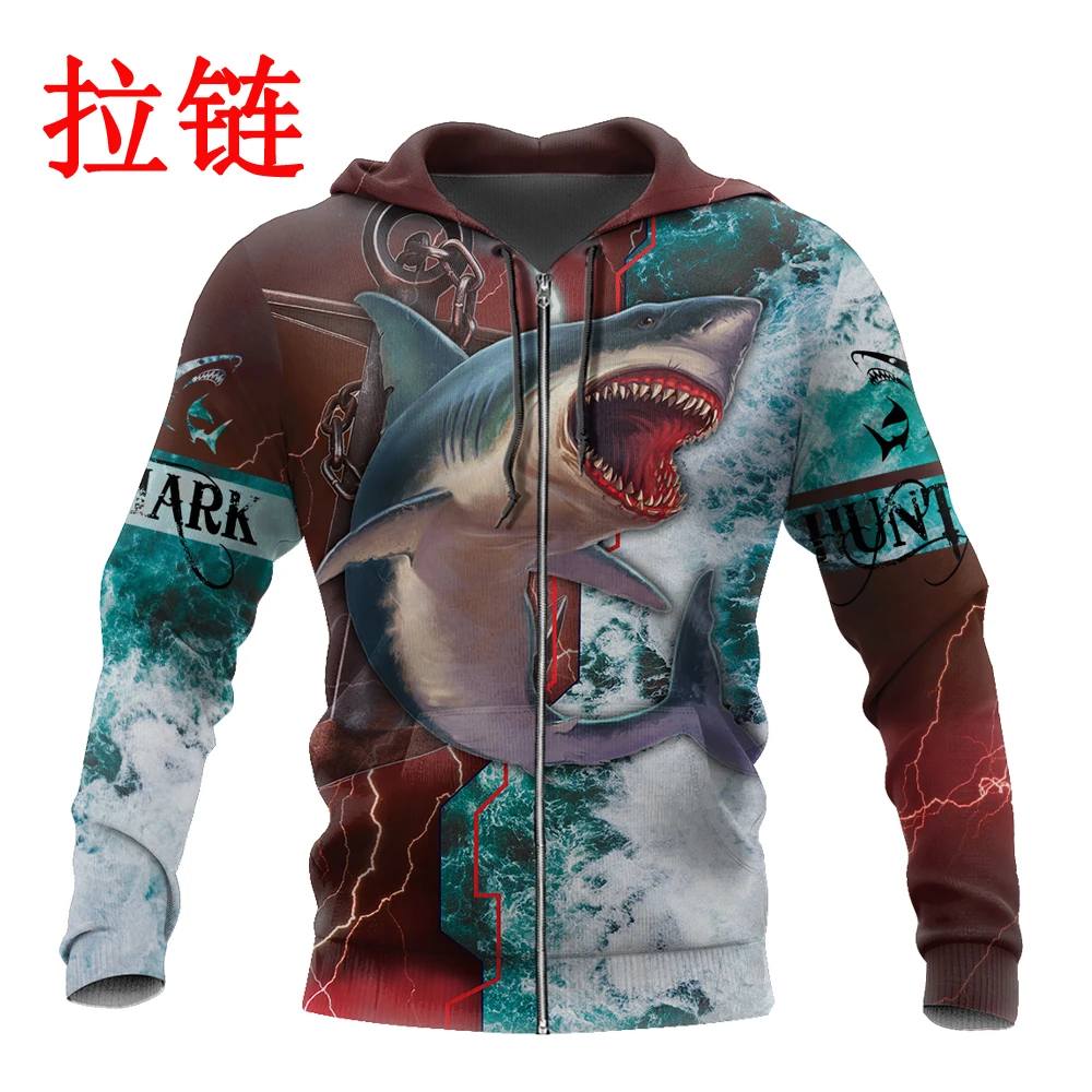 Shark hunting fishing 3D Printed Fashion Mens Hoodie Harajuku Streetwear Pullover Autumn Unisex Casual Jacket Tracksuit DW0157 
Shark hunting fishing 3D Printed Fashion Mens Hoodie Harajuku Streetwear Pullover Autumn Unisex Casual Jacket Tracksuit DW0157