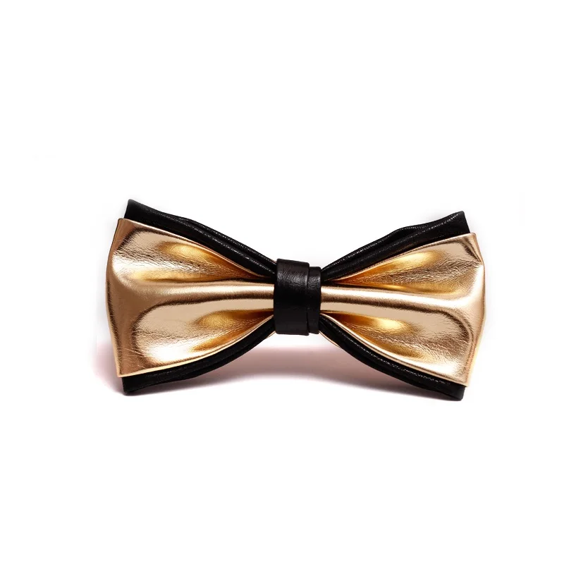 High Quality 2020 New Fashion PU Leather Bow Ties for Men Designers Brand Wedding Butterfly Men's Bowtie Groom Bow Tie Gold
High Quality 2020 New Fashion PU Leather Bow Ties for Men Designers Brand Wedding Butterfly Men's Bowtie Groom Bow Tie Gold
