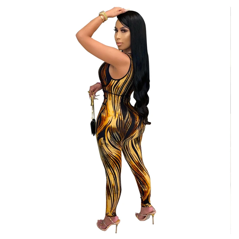 Zoctuo Leopard Print Jumpsuits For Women Slim Sexy Jumpsuit Deep V Neck Sleeveless Lace Up Fashion Romper Night Club Overalls 
Zoctuo Leopard Print Jumpsuits For Women Slim Sexy Jumpsuit Deep V Neck Sleeveless Lace Up Fashion Romper Night Club Overalls