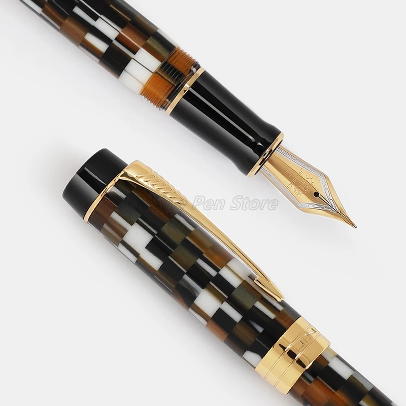 Jinhao 100 Tiny Squares Resin Barrel 0.38mm 0.7mm EF/F/M/Bent Fine Nib Centennial Fountain Pen Office School Writing Accessories
Jinhao 100 Tiny Squares Resin Barrel 0.38mm 0.7mm EF/F/M/Bent Fine Nib Centennial Fountain Pen Office School Writing Accessories