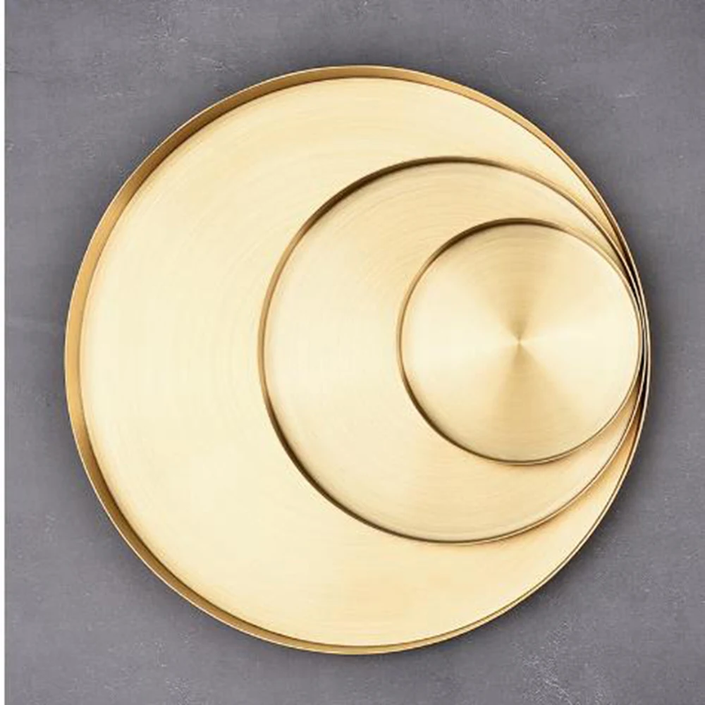 Gold Kitchen Stainless Steel Storage Tray Space Saving Organizer Jewelry Display Plate Delicate Round for Bathroom Cosmetic
Gold Kitchen Stainless Steel Storage Tray Space Saving Organizer Jewelry Display Plate Delicate Round for Bathroom Cosmetic