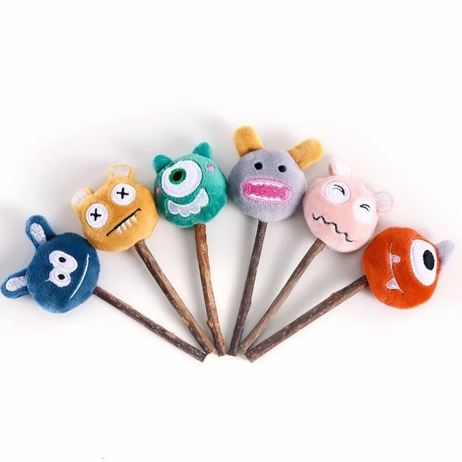 Mutian Liao Cat Teeth Stick Cleaning Teeth Self-hey Little Monster Built-in Bells Plush Toy Cat Lollipop Chewing Stick
Mutian Liao Cat Teeth Stick Cleaning Teeth Self-hey Little Monster Built-in Bells Plush Toy Cat Lollipop Chewing Stick