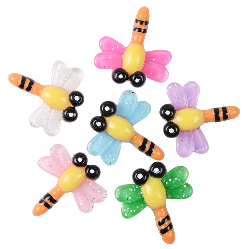 20Pcs Cute Glitter Powder Cartoon Dragonfly Resin Embellishments DIY Phone Shell Kids Hairpin Earring Pendant Brooch Accessories
20Pcs Cute Glitter Powder Cartoon Dragonfly Resin Embellishments DIY Phone Shell Kids Hairpin Earring Pendant Brooch Accessories
