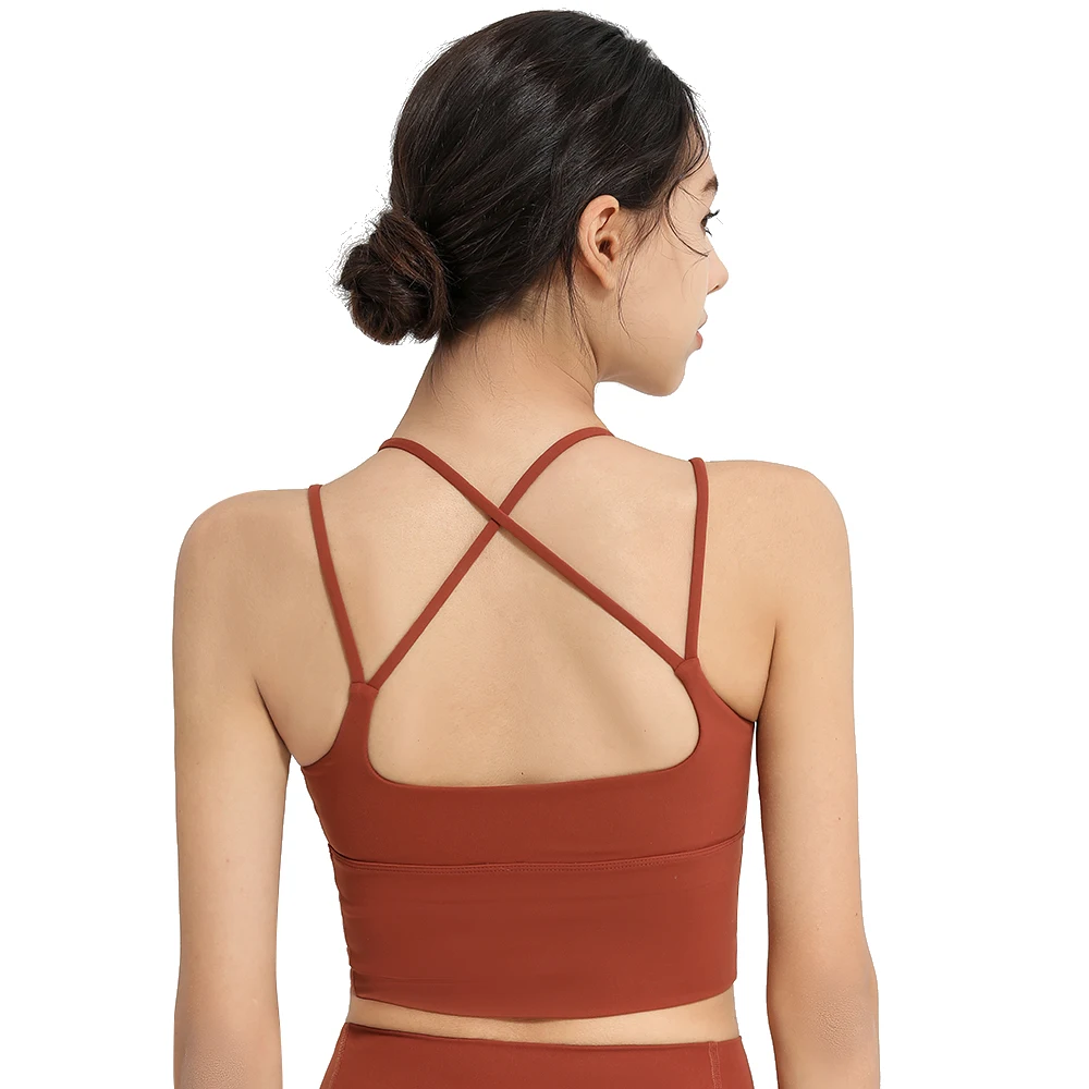 Sexy Workout Bra Top For Fitness Woman Cross Strap Wireless Padded Nylon Naked Feel Sport Running Gym Yoga Underwear Active Wear
Sexy Workout Bra Top For Fitness Woman Cross Strap Wireless Padded Nylon Naked Feel Sport Running Gym Yoga Underwear Active Wear