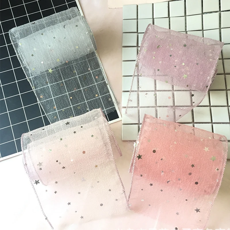 11cm*20m Tulle Ribbon Roll With Edge And Silver Star Sequins For Christmas Gift Decor Crafts Hairbows DIY Wrapping Flower 4color
11cm*20m Tulle Ribbon Roll With Edge And Silver Star Sequins For Christmas Gift Decor Crafts Hairbows DIY Wrapping Flower 4color