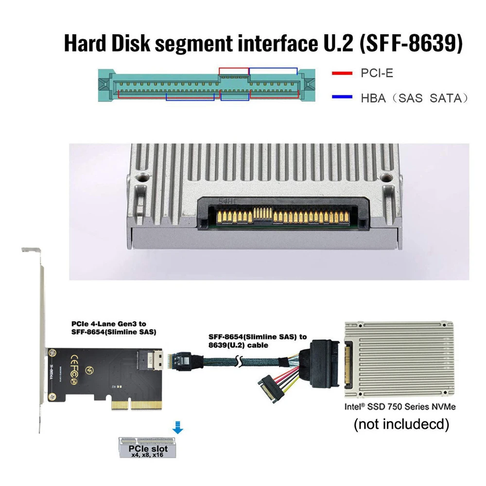 Адаптер для материнской платы SSD PCI-E 3 0 4 | Компьютеры и офис