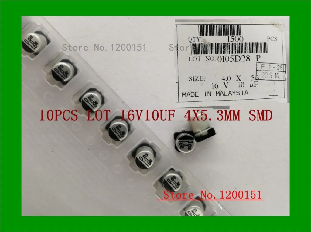 16V10UF 4*5.3mm SMD