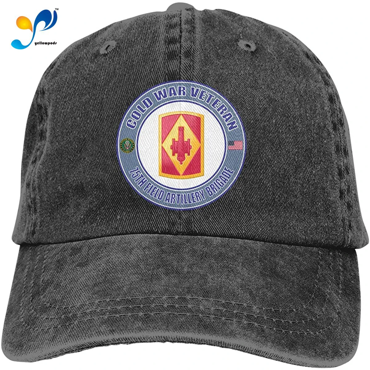 

Us Army Cold War 75th Field Artillery Brigade Veteran Unisex Soft Casquette Cap Fashion Hat Vintage Adjustable Baseball Caps