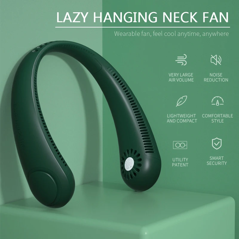 Mini Bladeless Fan Neck Fan Silent Portable Light Fan For Sports 2400mAh USB Rechargeable Fan Mute Sports Fans For Home Outdoor
Mini Bladeless Fan Neck Fan Silent Portable Light Fan For Sports 2400mAh USB Rechargeable Fan Mute Sports Fans For Home Outdoor