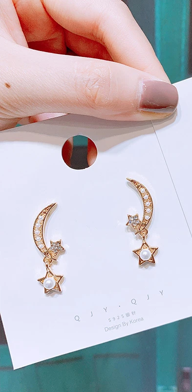 Тренд деликатный звезд Серьги-висюльки с Луной романтический Элегантные женские серьги, модные ювелирные изделия для женщин подарок на ден...
Тренд деликатный звезд Серьги-висюльки с Луной романтический Элегантные женские серьги, модные ювелирные изделия для женщин подарок на ден...