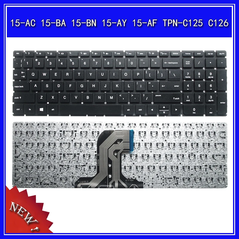 Laptop Keyboard For HP 15-AC 15-BA 15-BN 15-AY 15-AF TPN-C125 C126 Notebook Replace Keyboard
Laptop Keyboard For HP 15-AC 15-BA 15-BN 15-AY 15-AF TPN-C125 C126 Notebook Replace Keyboard