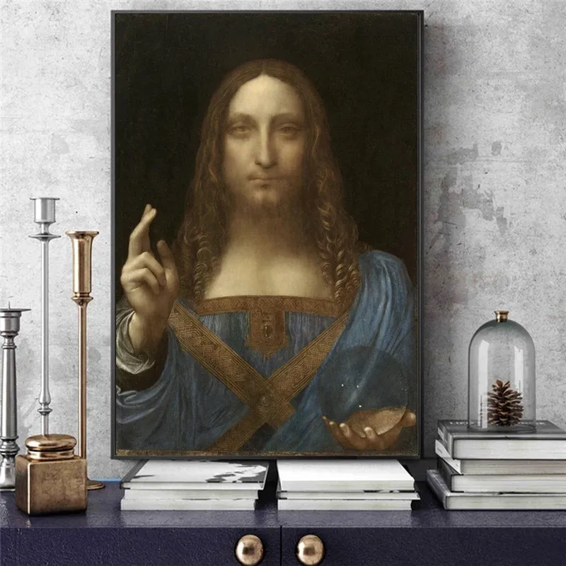 Salvator Mundi Wall Art Reproductions By Leonardo Da Vinci Famous Canvas Painting Posters and Prints Wall Art Picture for Living
Salvator Mundi Wall Art Reproductions By Leonardo Da Vinci Famous Canvas Painting Posters and Prints Wall Art Picture for Living