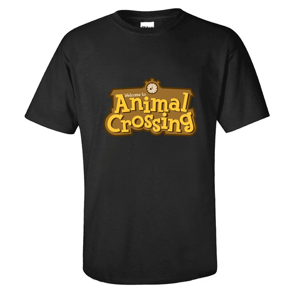 Animal Cosplay Crossing Print T shirt Adult Summer Black Cotton Tee Top
Animal Cosplay Crossing Print T shirt Adult Summer Black Cotton Tee Top