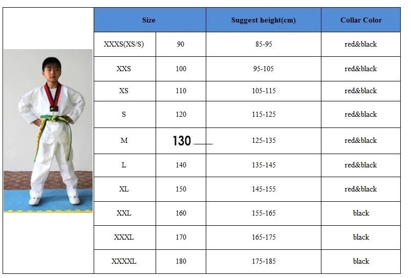 High Quality Dobok child adult karate uniform suits WTF Taekwondo kick boxing MMA Martial art training clothes dobok kimono
High Quality Dobok child adult karate uniform suits WTF Taekwondo kick boxing MMA Martial art training clothes dobok kimono