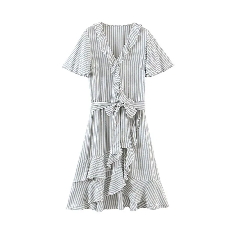 DOUJILI 2021 Summer Dress Stripe Short Sleeve New Style V-Neck Popular Casual Long Dress For Women Gifts
DOUJILI 2021 Summer Dress Stripe Short Sleeve New Style V-Neck Popular Casual Long Dress For Women Gifts