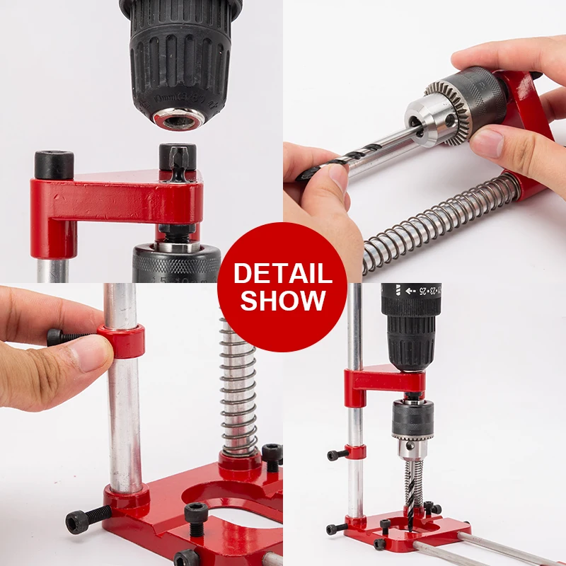 Adjustable Drill Locator Drilling Kit Alloy Steel Woodworker Drilling Template Guide DIY Tools Guide Locator Puncher Tools 
Adjustable Drill Locator Drilling Kit Alloy Steel Woodworker Drilling Template Guide DIY Tools Guide Locator Puncher Tools