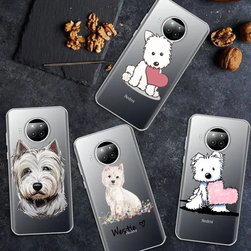 Westie dog cute cartoon Phone Case Transparent for Xiaomi Redmi note 10 t 8 9 pro lite 11 protective shell
Westie dog cute cartoon Phone Case Transparent for Xiaomi Redmi note 10 t 8 9 pro lite 11 protective shell