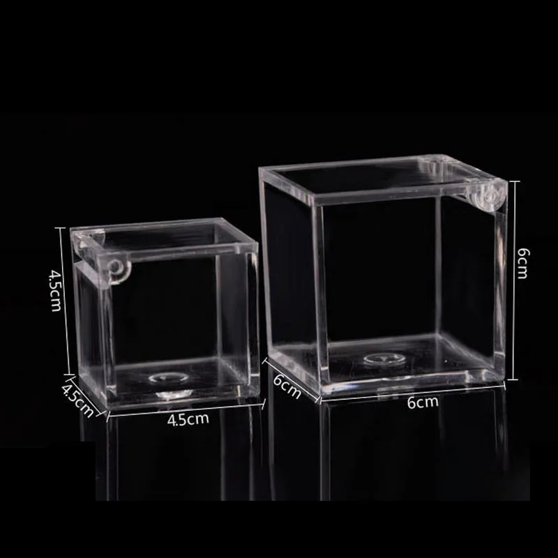 6/12pcs Transparent Acrylic Storage Box Case Jewelry Display Square Cube Props Jewelry Organizer Wedding Party Guest Gifts 
6/12pcs Transparent Acrylic Storage Box Case Jewelry Display Square Cube Props Jewelry Organizer Wedding Party Guest Gifts