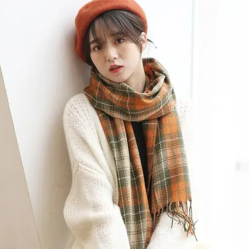 2020 Winter Color Matching Thickened Scarf Shawl Female Korean Style Versatile Four Color Gradient Tie Dye Scarf
2020 Winter Color Matching Thickened Scarf Shawl Female Korean Style Versatile Four Color Gradient Tie Dye Scarf