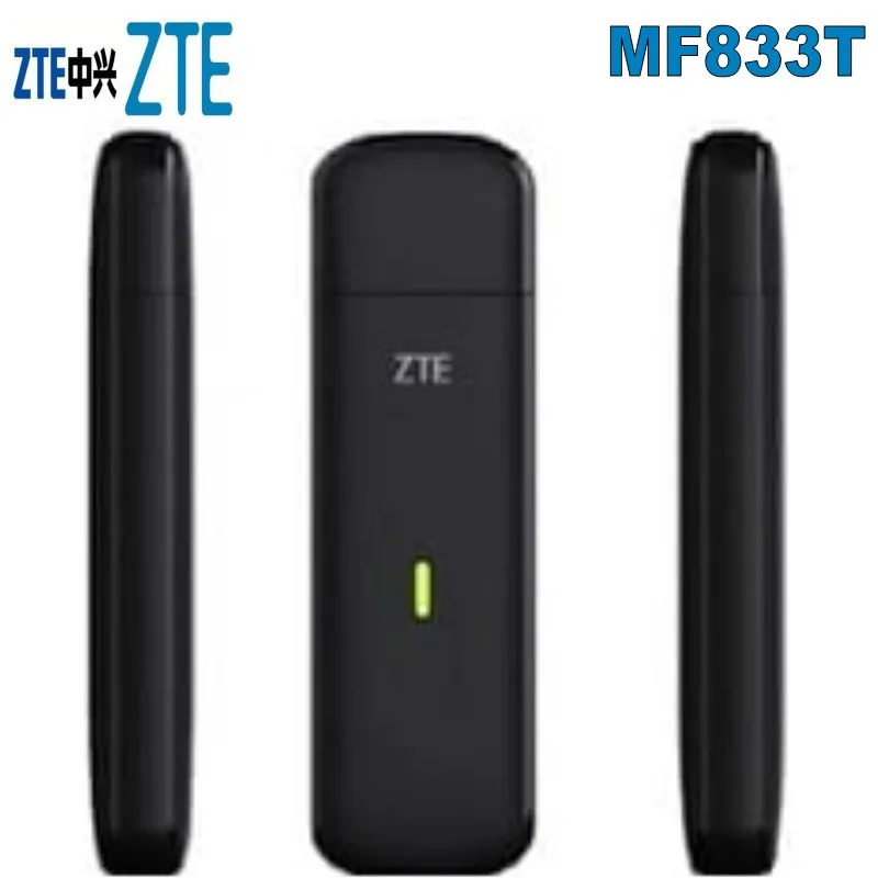 

Original Unlocked ZTE MF833T/MF833V 4G LTE-FDD Cat4 USB Stick Hotspot 4G 150Mbps mifi modem dongle network router pk e8372 e3372
