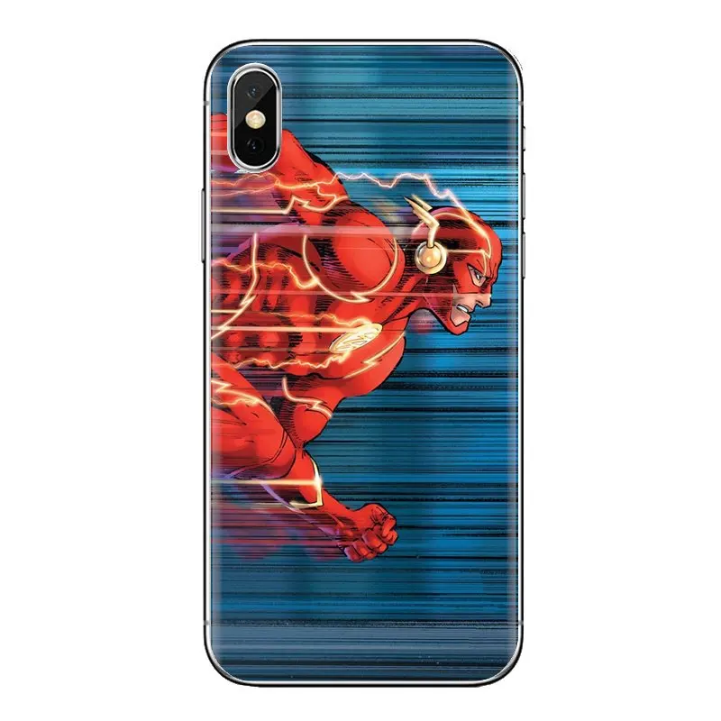 Comic Book collays flash man logo прозрачные мягкие чехлы для iPod Touch Apple iPhone 4 4s 5 5S SE 5C 6 6S 7 8 X XR XS Plus