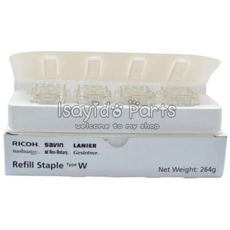 1 коробка новый оригинальный MPC6503 MPC8003 заправка степлера типа W степлер для Ricoh MP C6503 C8003 264 г
1 коробка новый оригинальный MPC6503 MPC8003 заправка степлера типа W степлер для Ricoh MP C6503 C8003 264 г