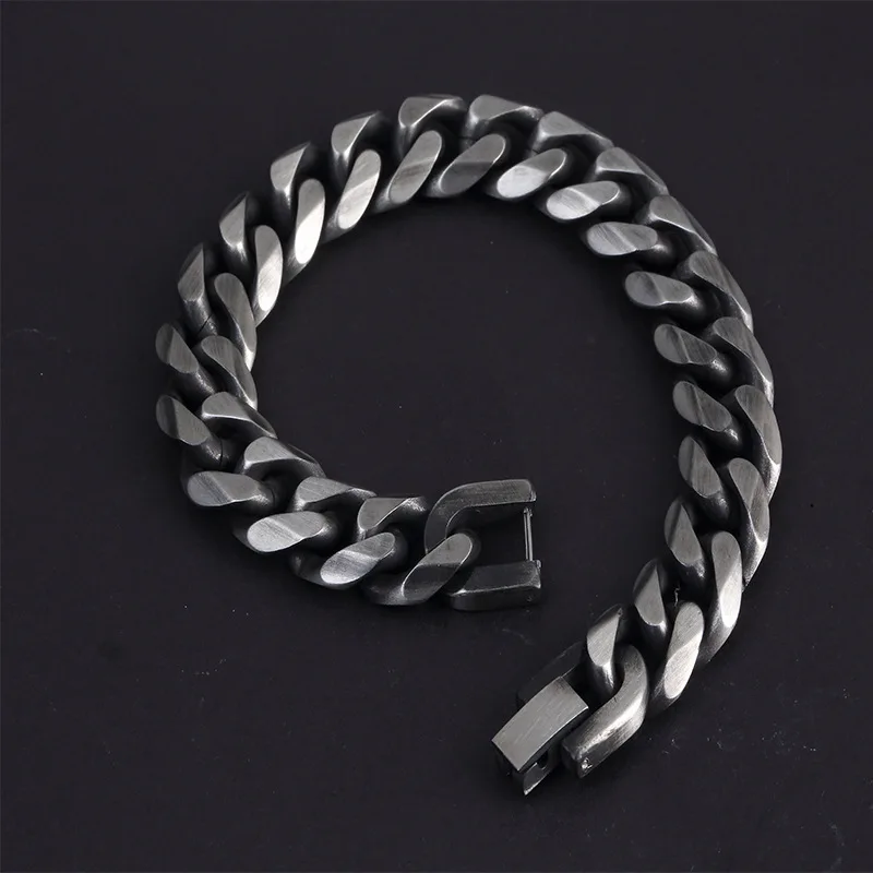 SINLEERY Wide Black Color Cuba Stainless Steel Bracelets on hand bracelet homme Fashion Jewelry 2021 New Arrival SL171 SH
SINLEERY Wide Black Color Cuba Stainless Steel Bracelets on hand bracelet homme Fashion Jewelry 2021 New Arrival SL171 SH