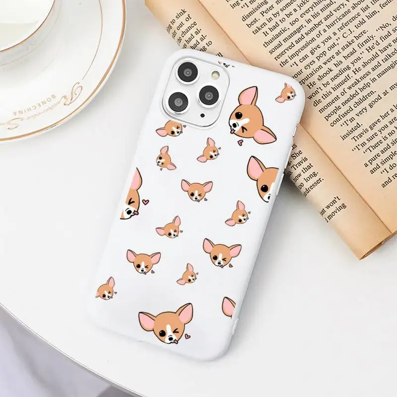 Chihuahua dog Phone Case Candy Color for iPhone 6 7 8 11 12 s mini pro X XS XR MAX Plus
Chihuahua dog Phone Case Candy Color for iPhone 6 7 8 11 12 s mini pro X XS XR MAX Plus