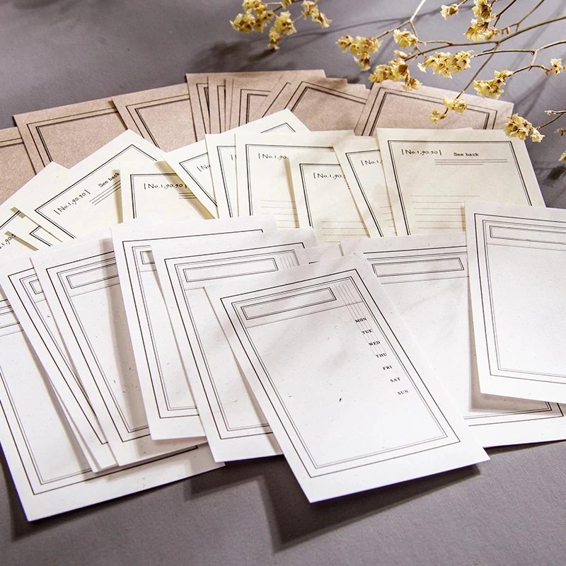 30 Sheets/Set Retro Mini Tag Memo Pads DIY Material Paper Pack Junk Journal Scrapbooking Retail Vintage Notes Stationery
30 Sheets/Set Retro Mini Tag Memo Pads DIY Material Paper Pack Junk Journal Scrapbooking Retail Vintage Notes Stationery