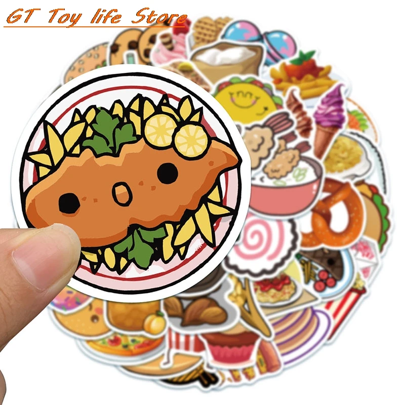 50Pcs Cartoon Food Graffiti Stickers Skateboard Fridge Guitar Motorcycle Luggage DIY Classic Toy Sticker Decal for Kid
50Pcs Cartoon Food Graffiti Stickers Skateboard Fridge Guitar Motorcycle Luggage DIY Classic Toy Sticker Decal for Kid