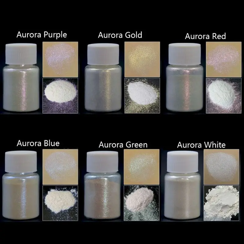 6 Color Shiny Aurora Resin Pigments Polarized Diamond Resin Pearlescent Pigments 203B
6 Color Shiny Aurora Resin Pigments Polarized Diamond Resin Pearlescent Pigments 203B