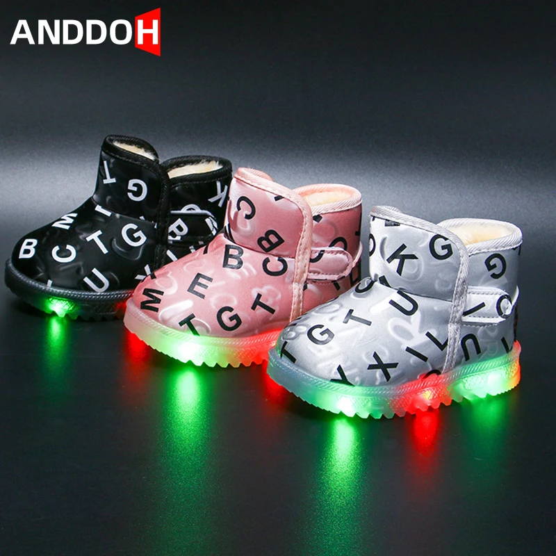 Size 21-30 Children Luminous Warm Cotton Shoes Girls Boys Kids Glowing Winter Snow Boots Baby Lighted Plus Fleece Toddler Shoe
Size 21-30 Children Luminous Warm Cotton Shoes Girls Boys Kids Glowing Winter Snow Boots Baby Lighted Plus Fleece Toddler Shoe