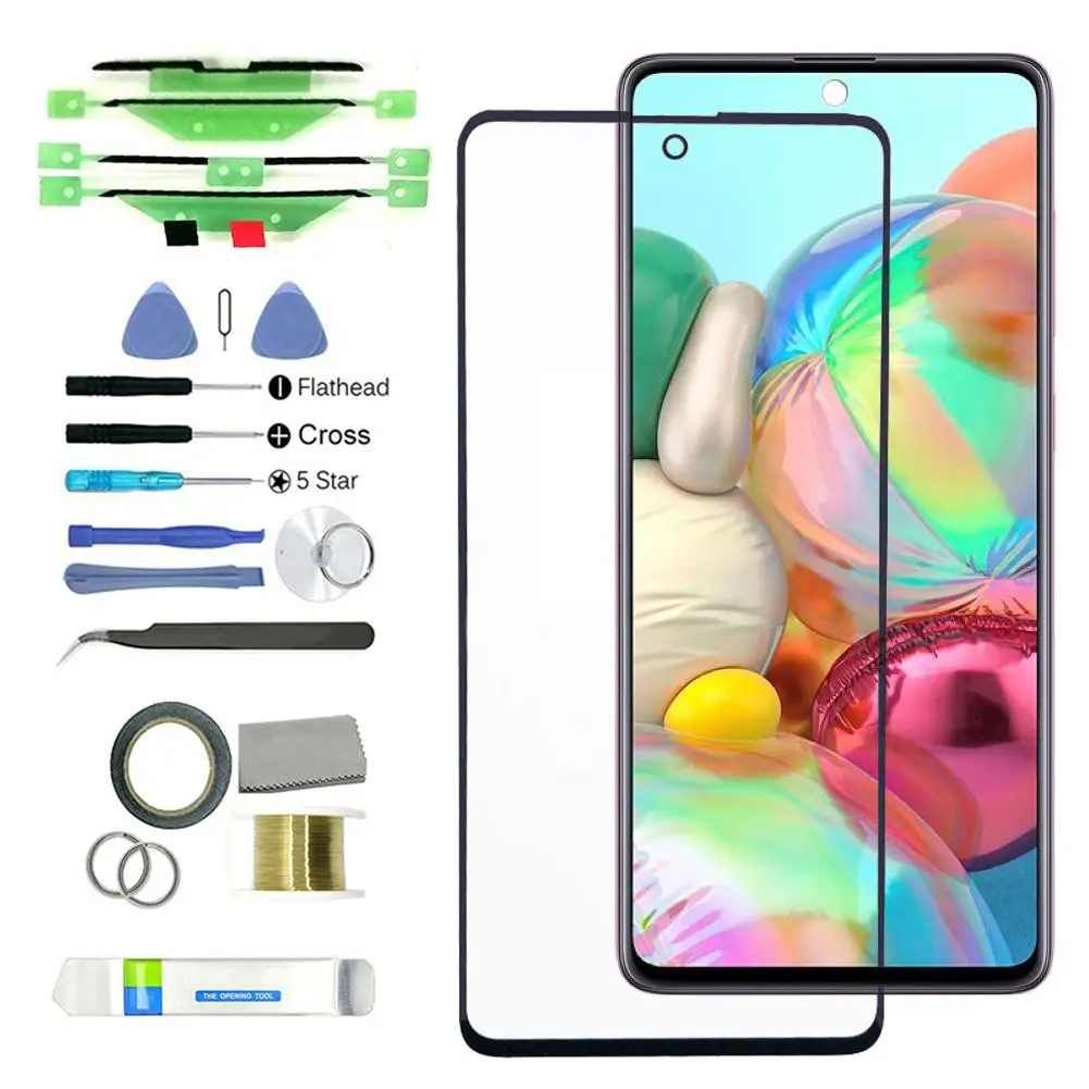 Запасное Переднее стекло для ремонта экрана для Samsung A51 5G A515/A71 5G A715
Запасное Переднее стекло для ремонта экрана для Samsung A51 5G A515/A71 5G A715